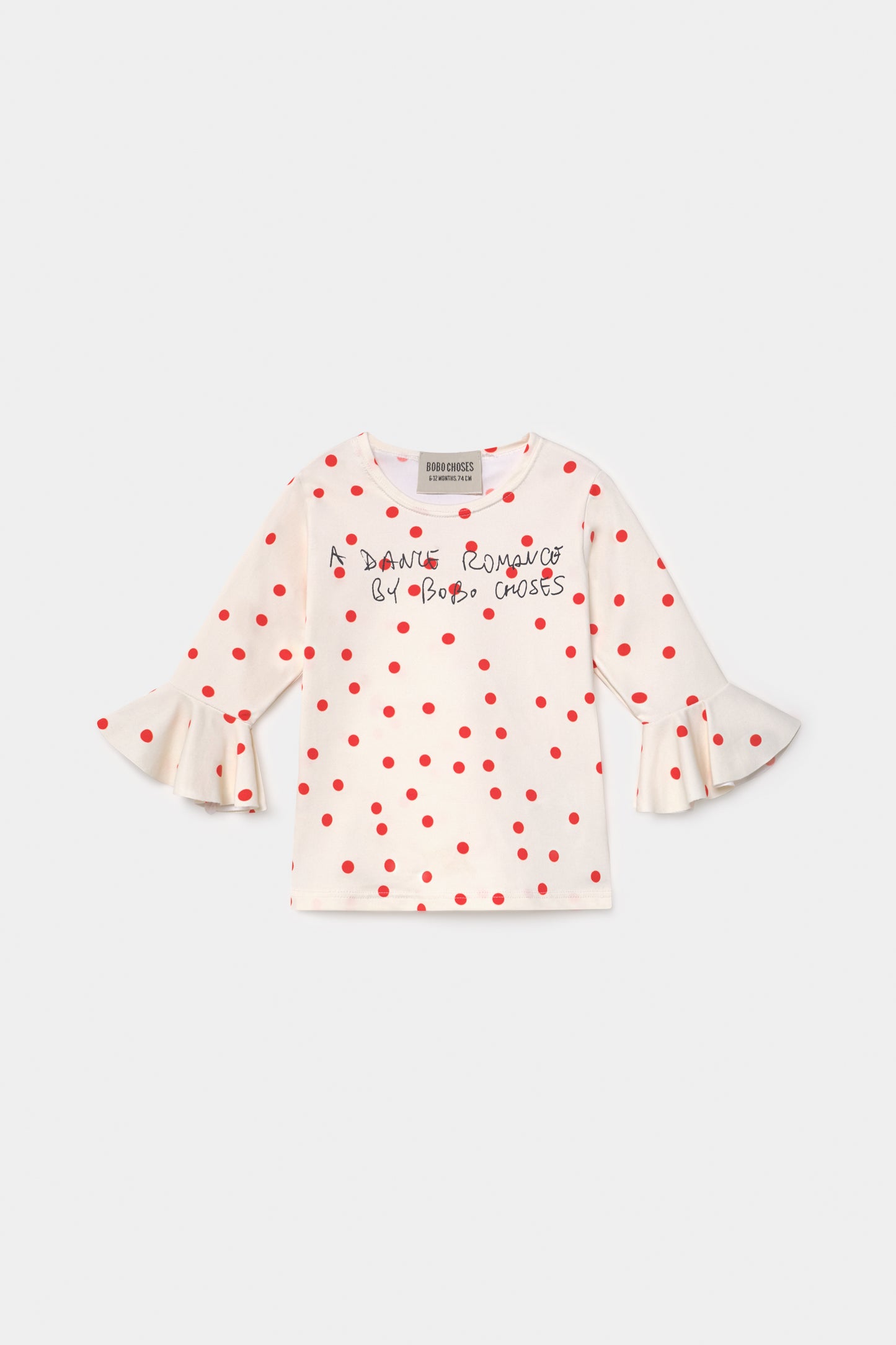 Dots Ruffle Swim Top