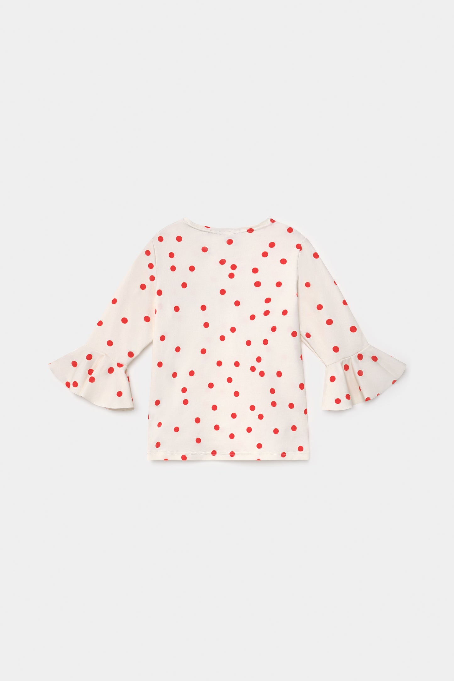 Dots Ruffle Swim Top
