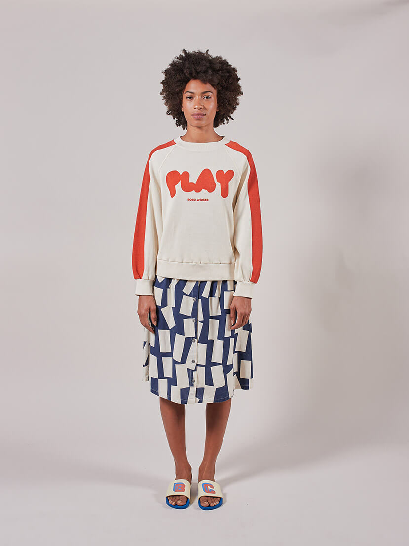 Shadow Knee Lenght Skirt