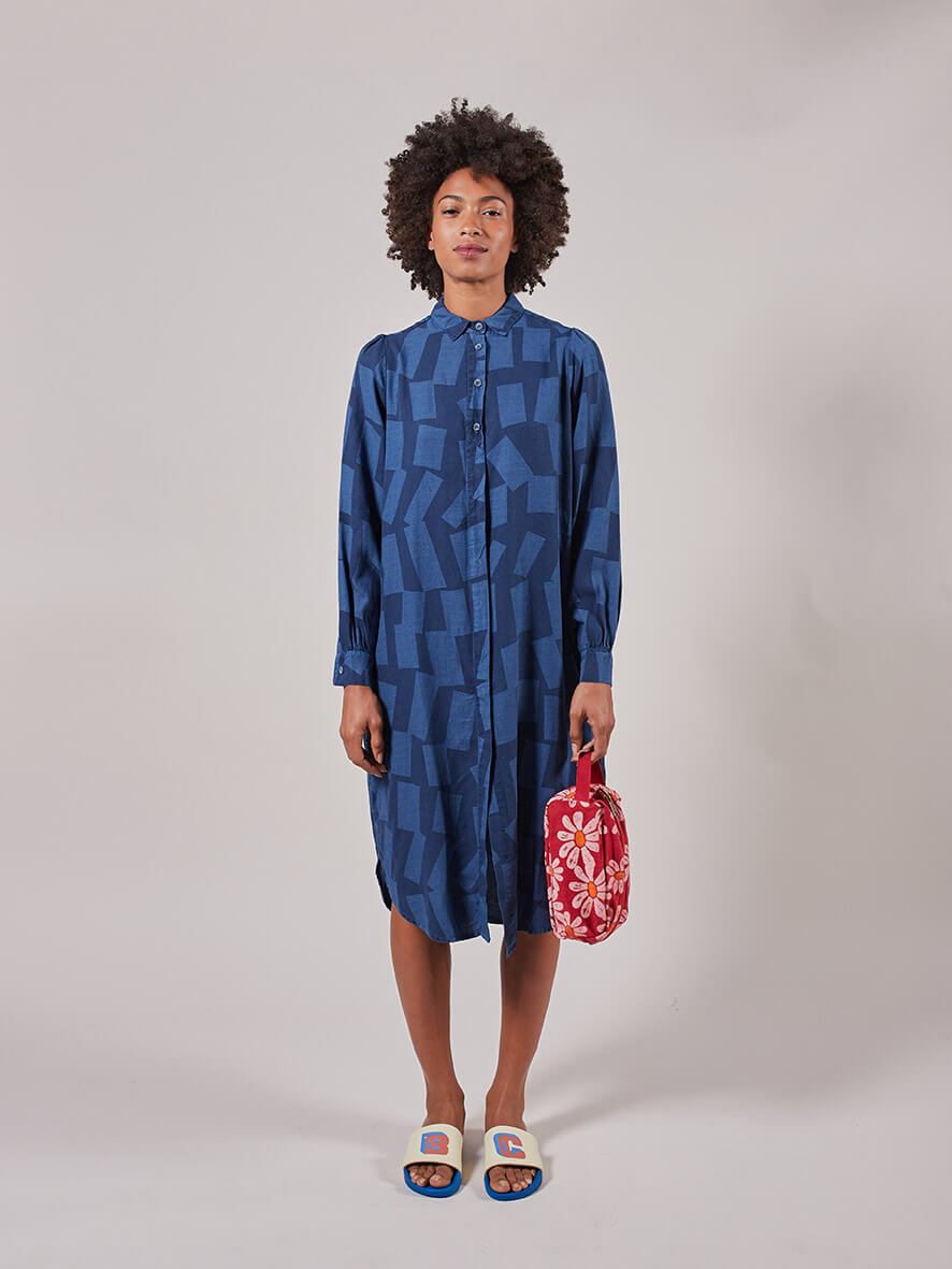Shadow Long Shirt Dress