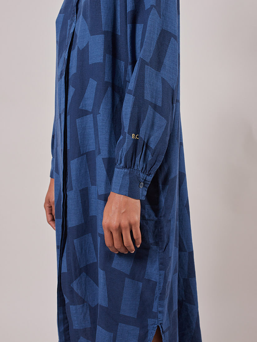 Shadow Long Shirt Dress