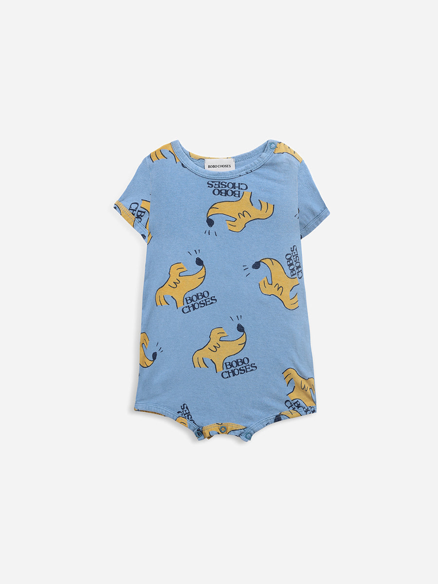 Sniffy Dog all over playsuit