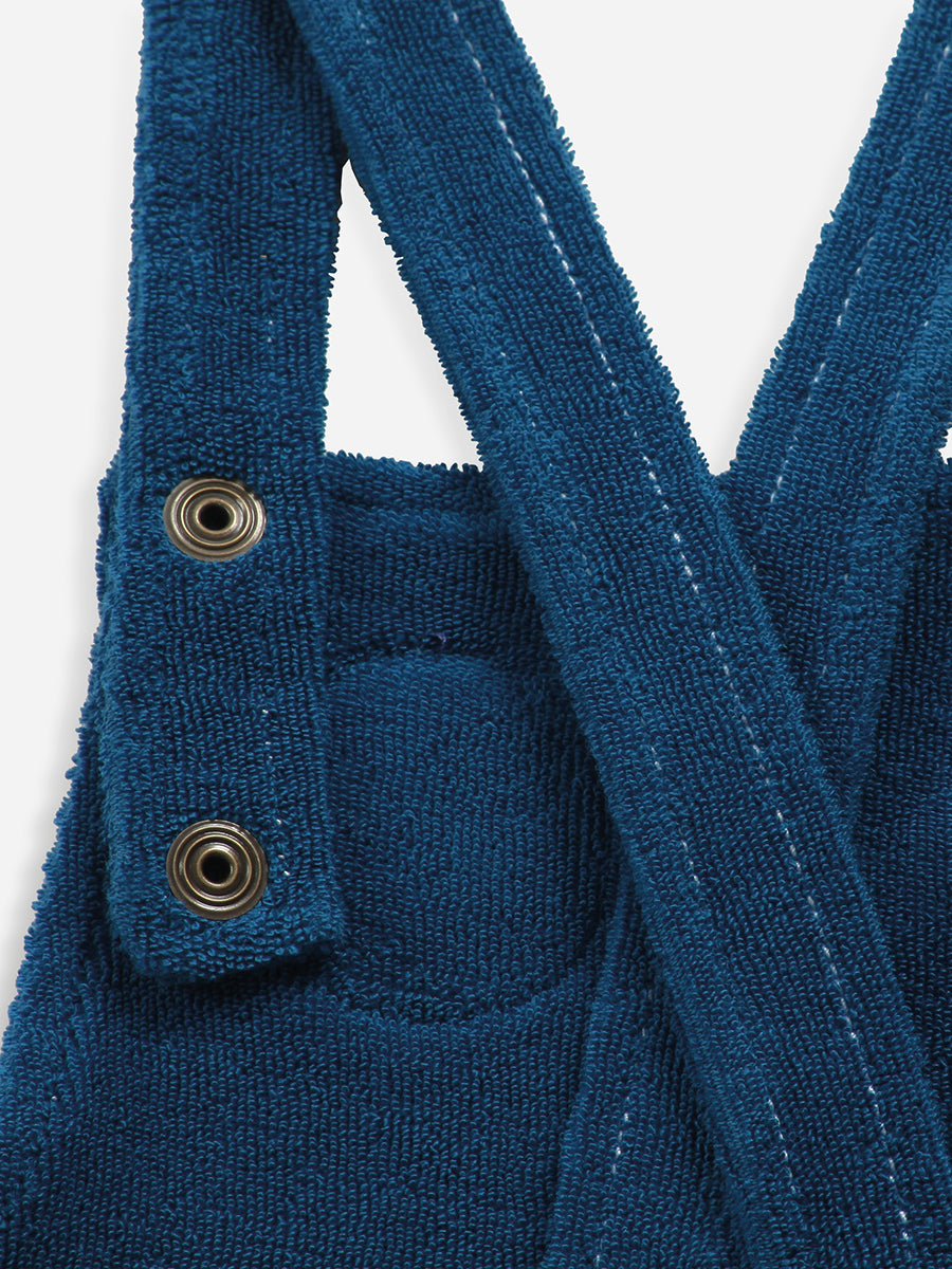 Sniffy Dog Patch terry fleece dungaree