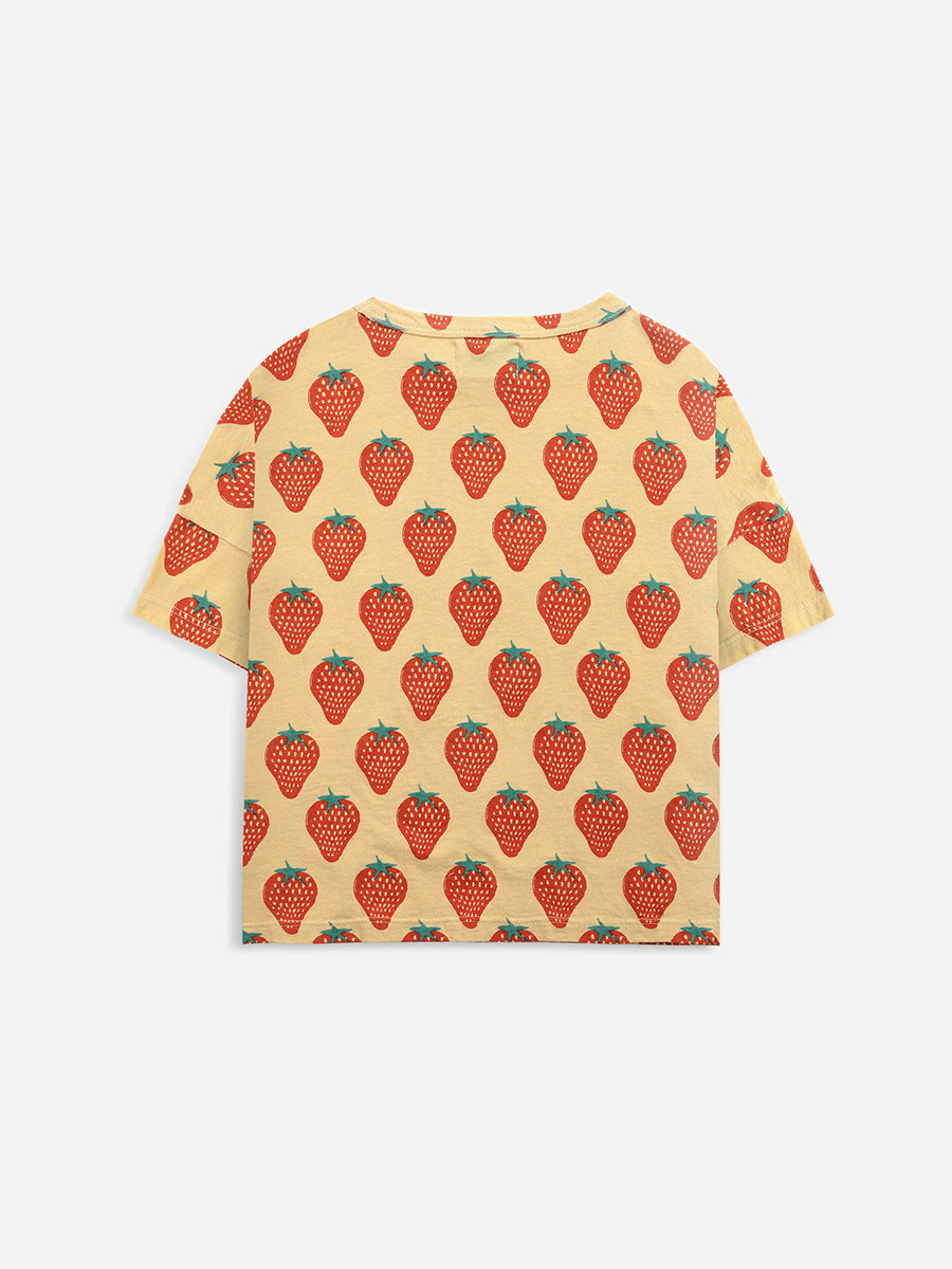 Strawberry all over short sleeve T-shirt