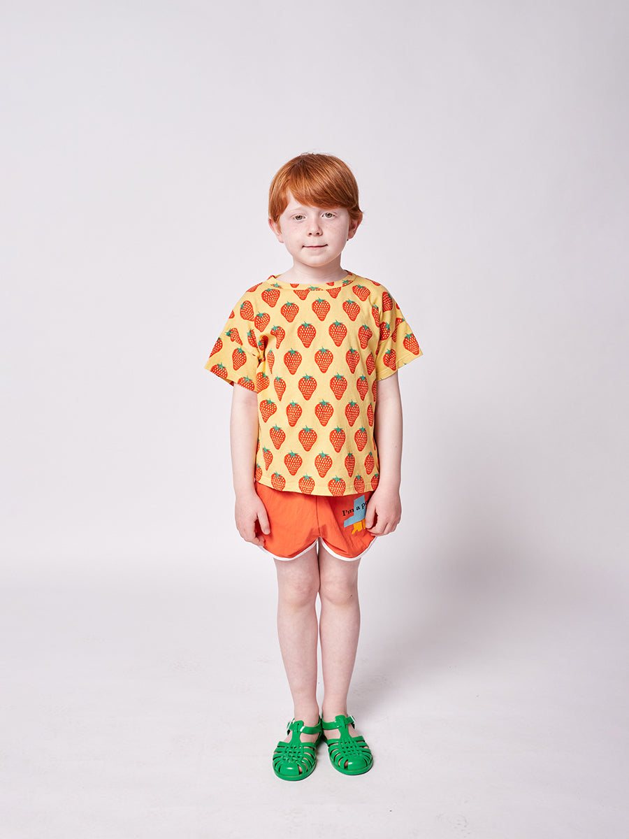 Strawberry all over short sleeve T-shirt