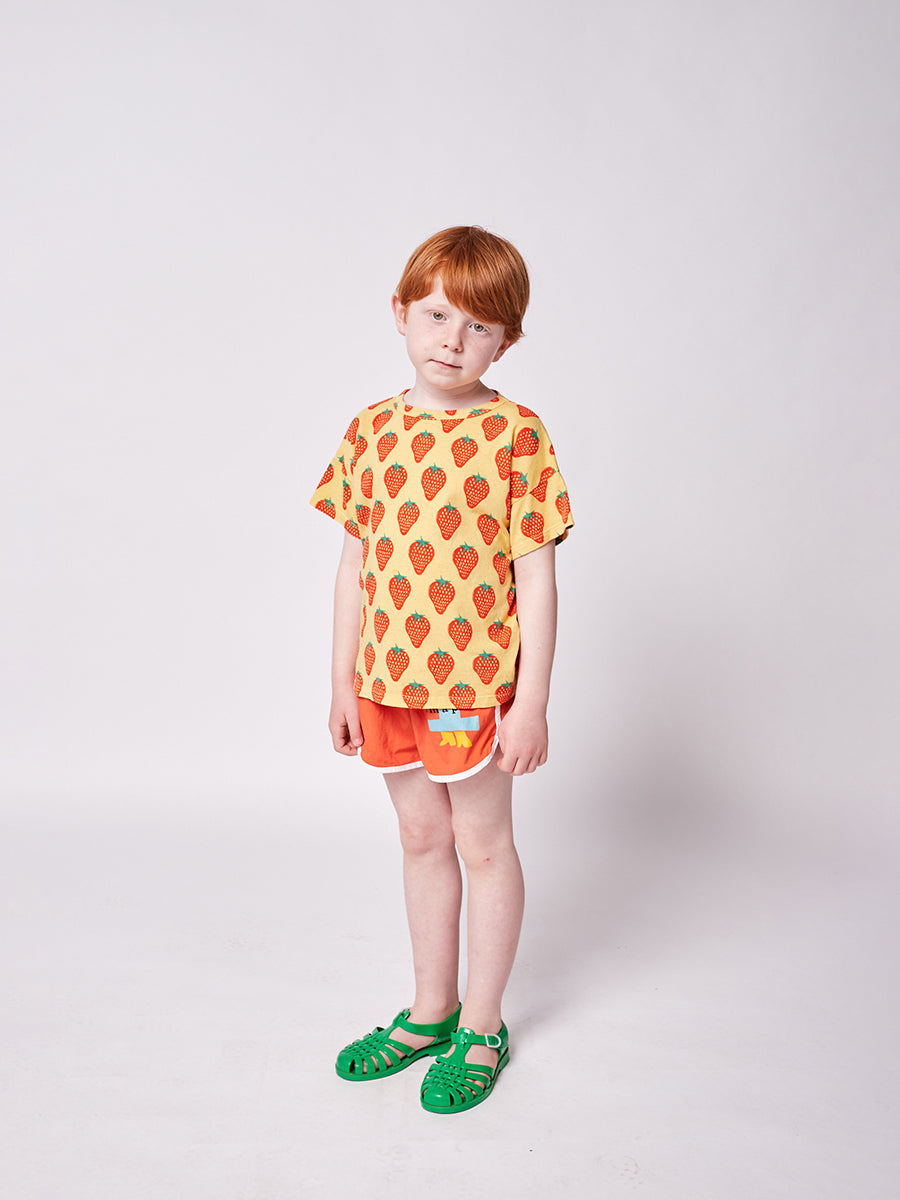 Strawberry all over short sleeve T-shirt