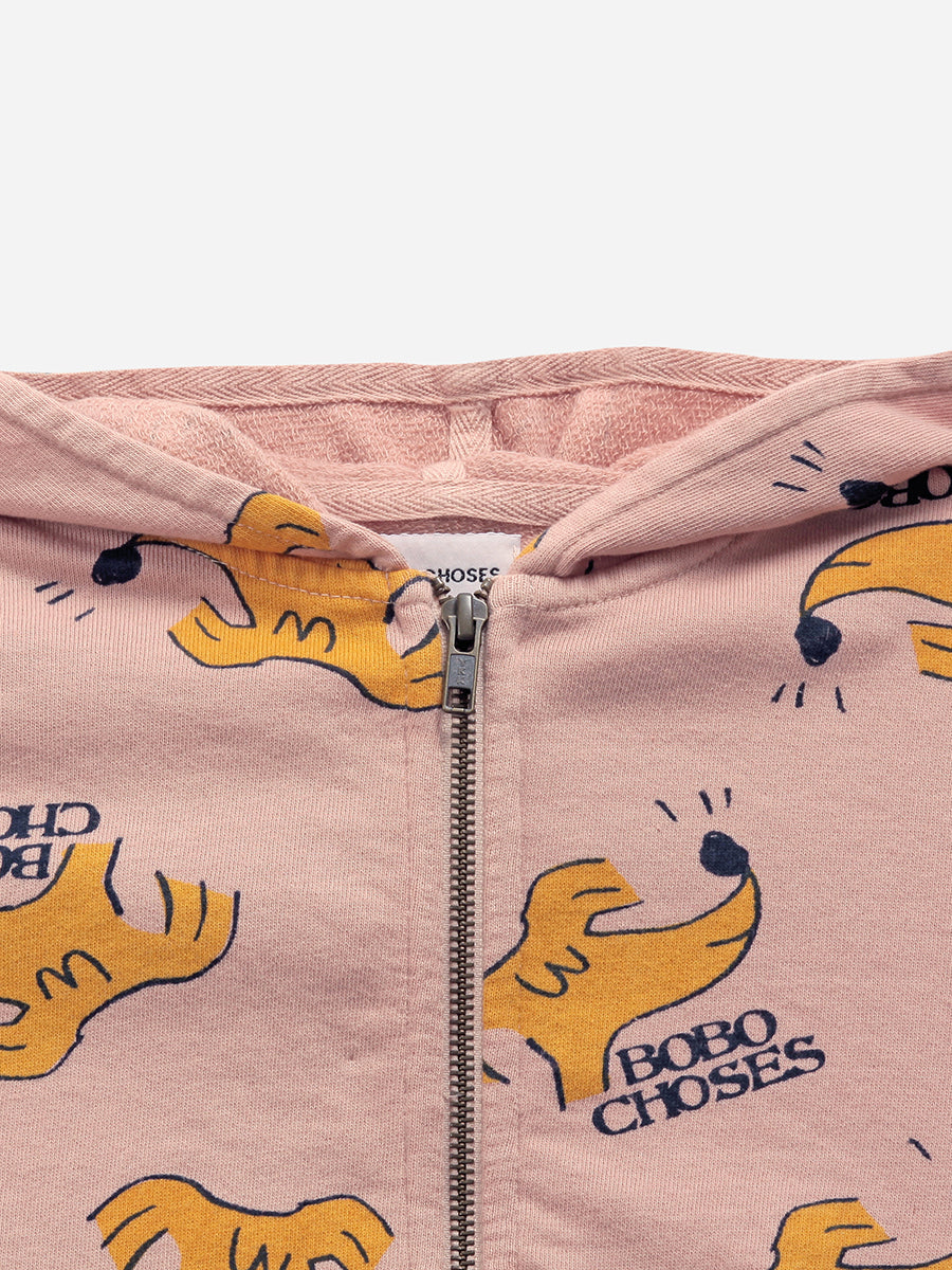 Sniffy Dog all over hooded sweatshirt