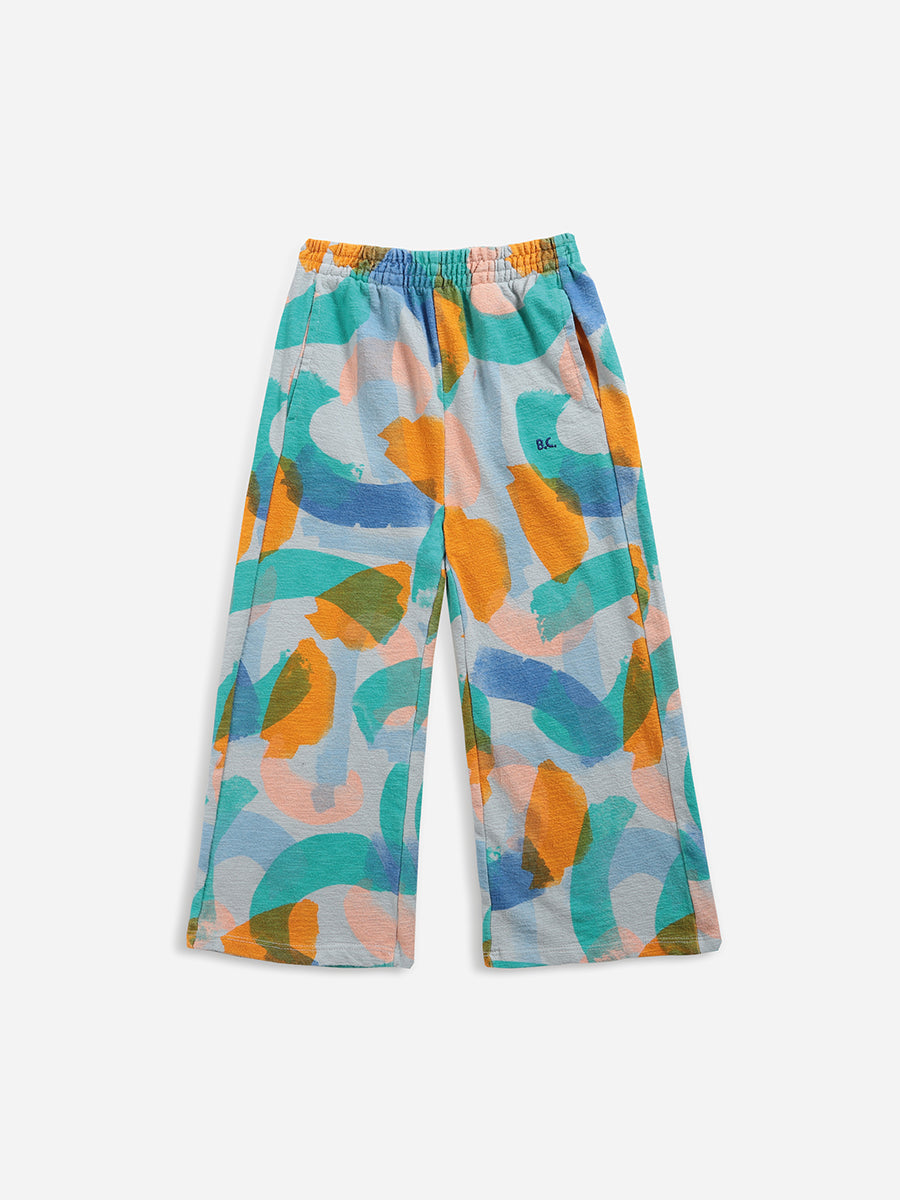 Brushstrokes allover jogging pants