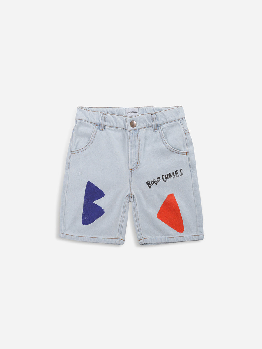 B.C colors denim bermuda shorts