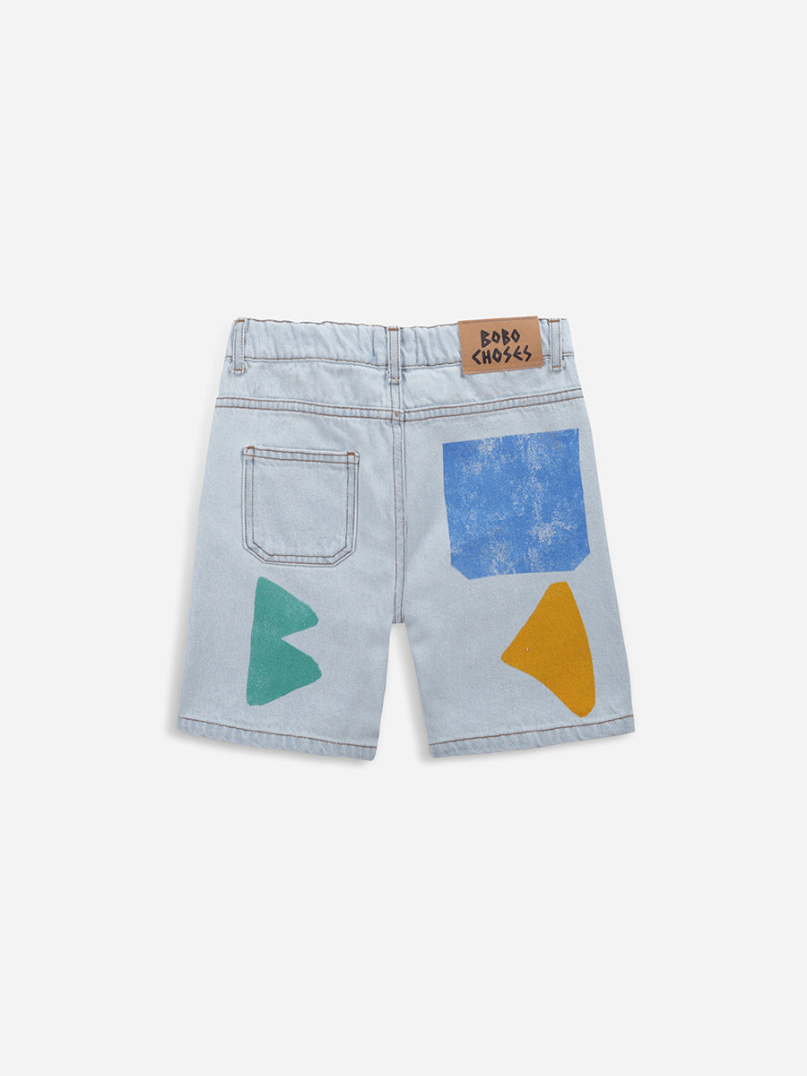 B.C colors denim bermuda shorts