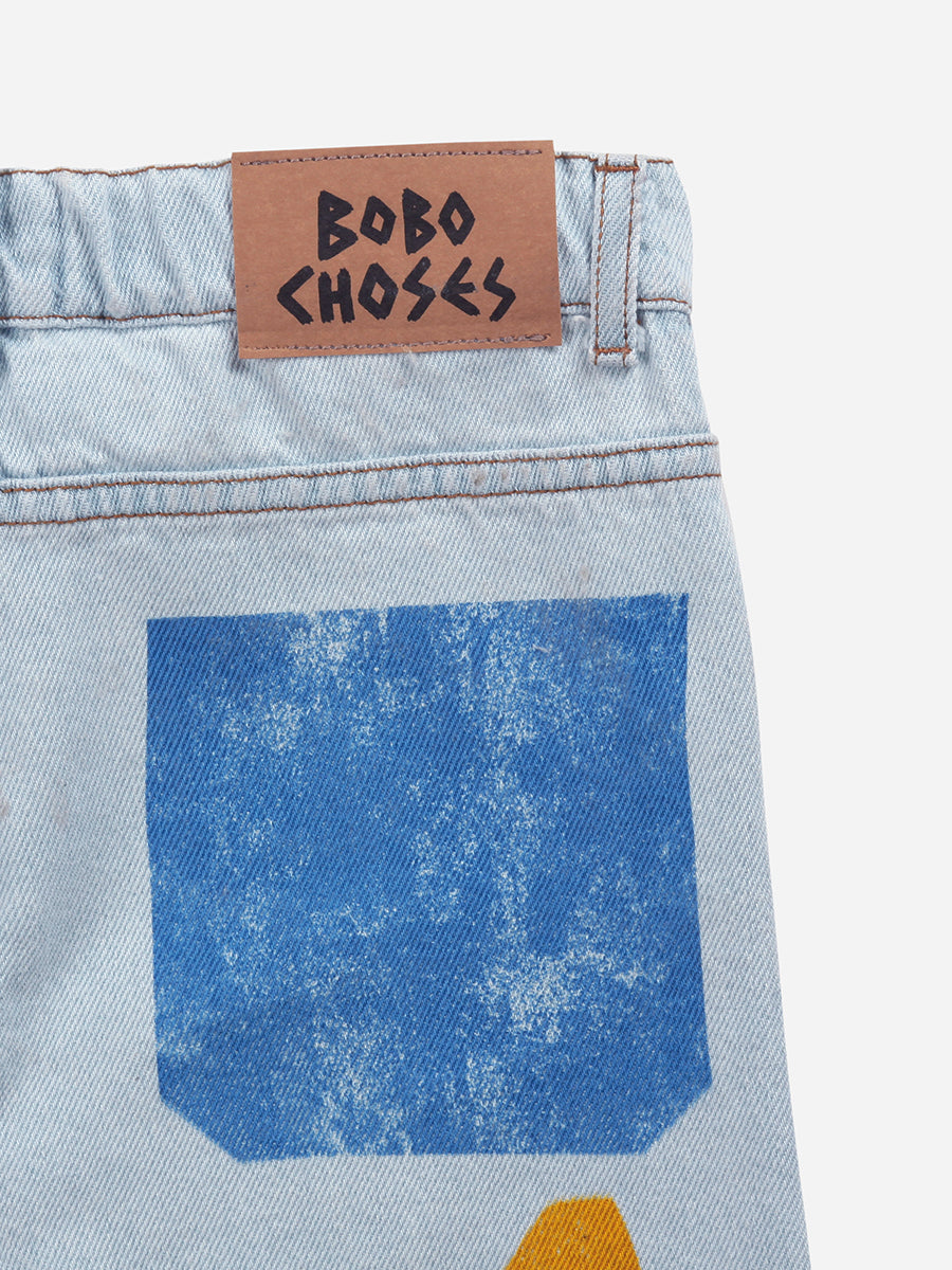B.C colors denim bermuda shorts
