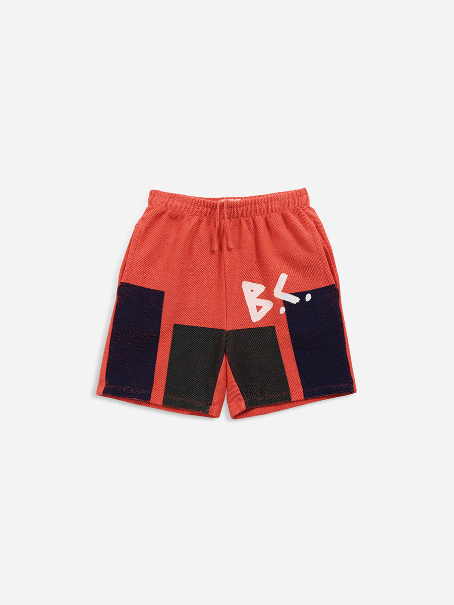 Color Block bermuda shorts