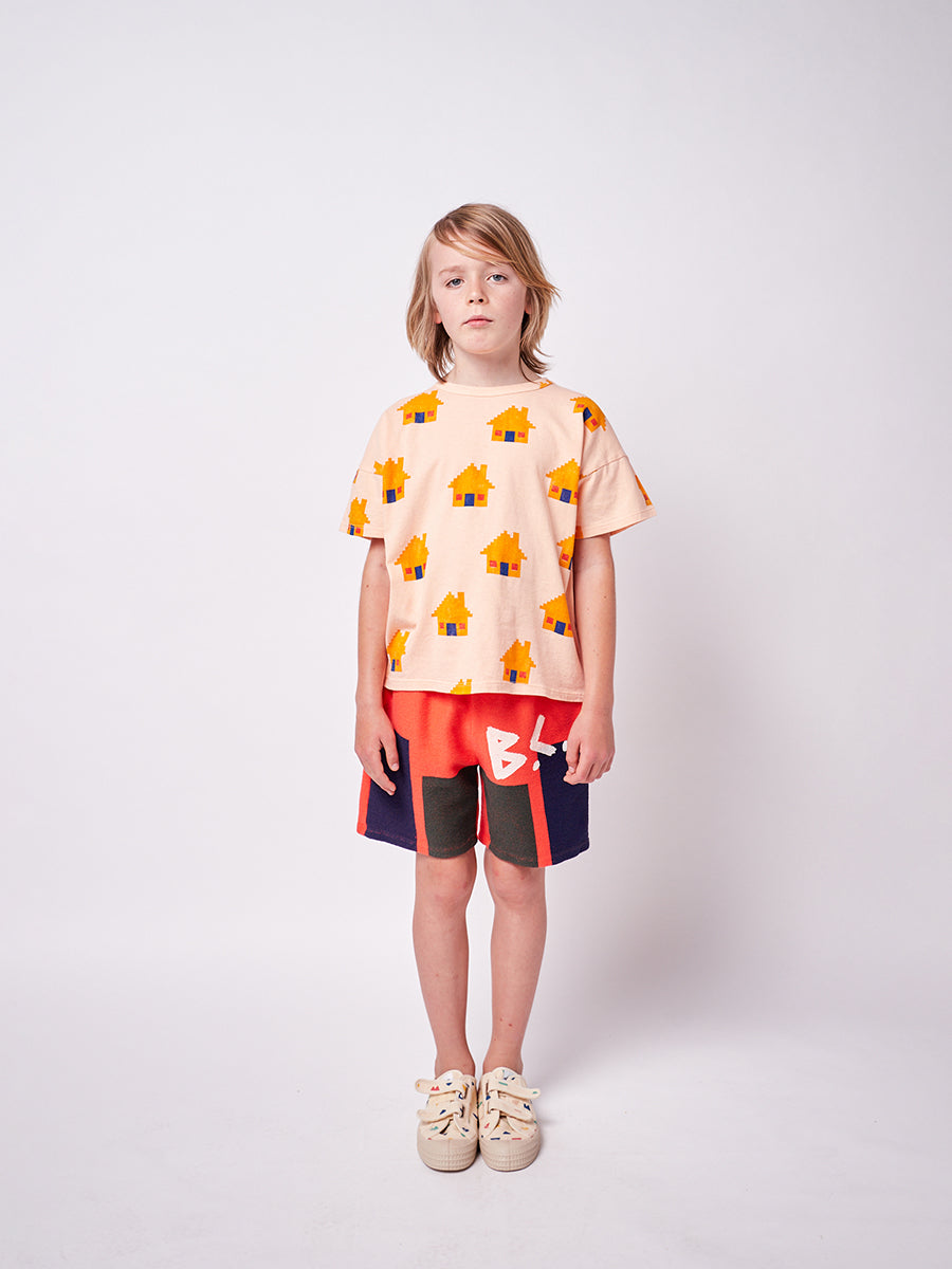 Color Block bermuda shorts