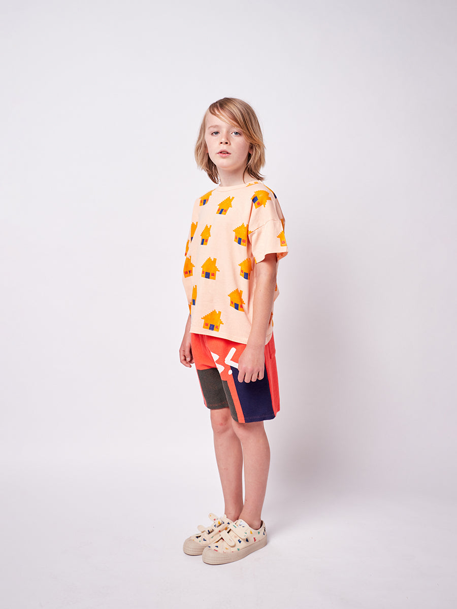 Color Block bermuda shorts