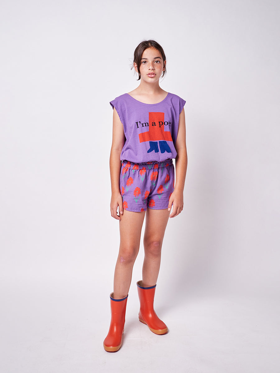 Petunia all over woven shorts