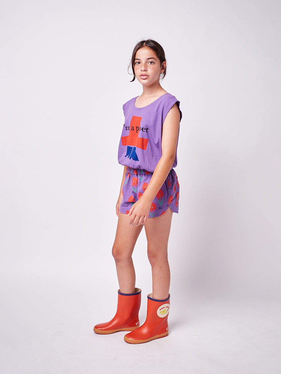 Petunia all over woven shorts