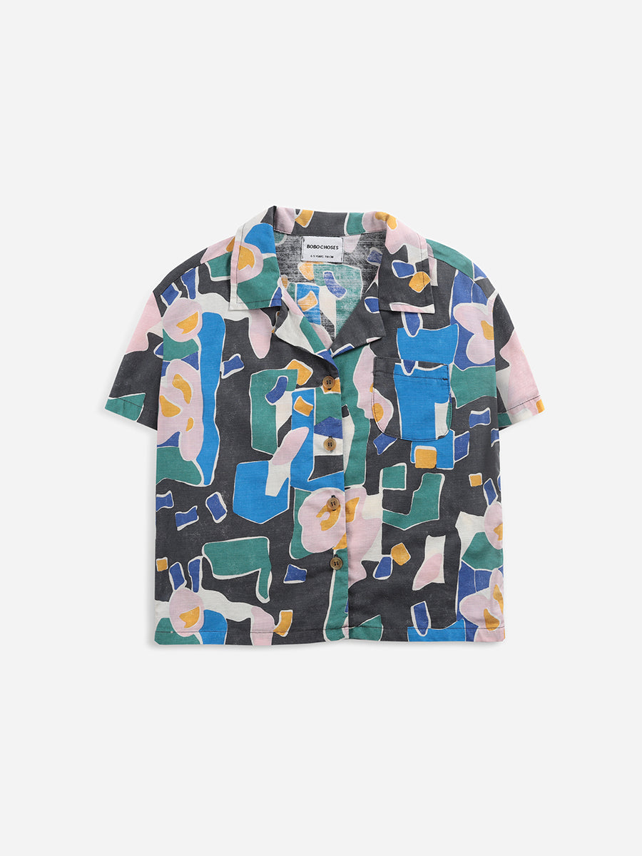 Stains all over woven shirt