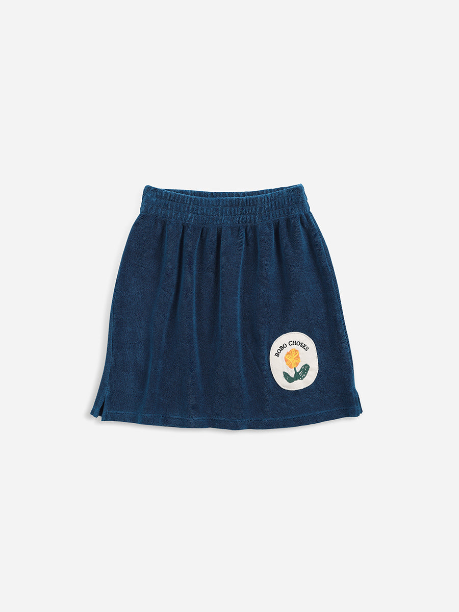 Wallflower Patch terry mini skirt