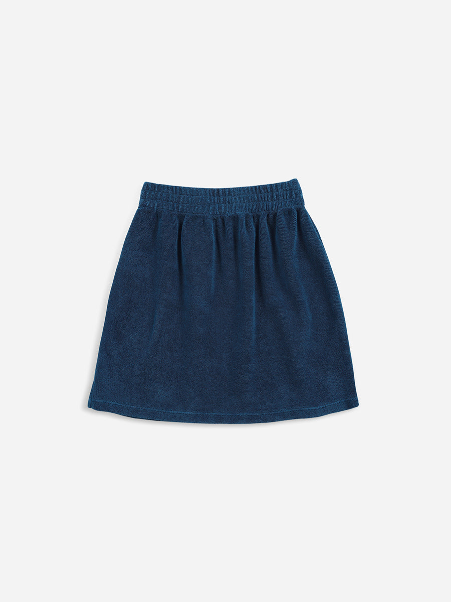 Wallflower Patch terry mini skirt