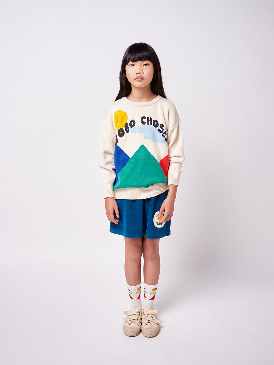 Wallflower Patch terry mini skirt