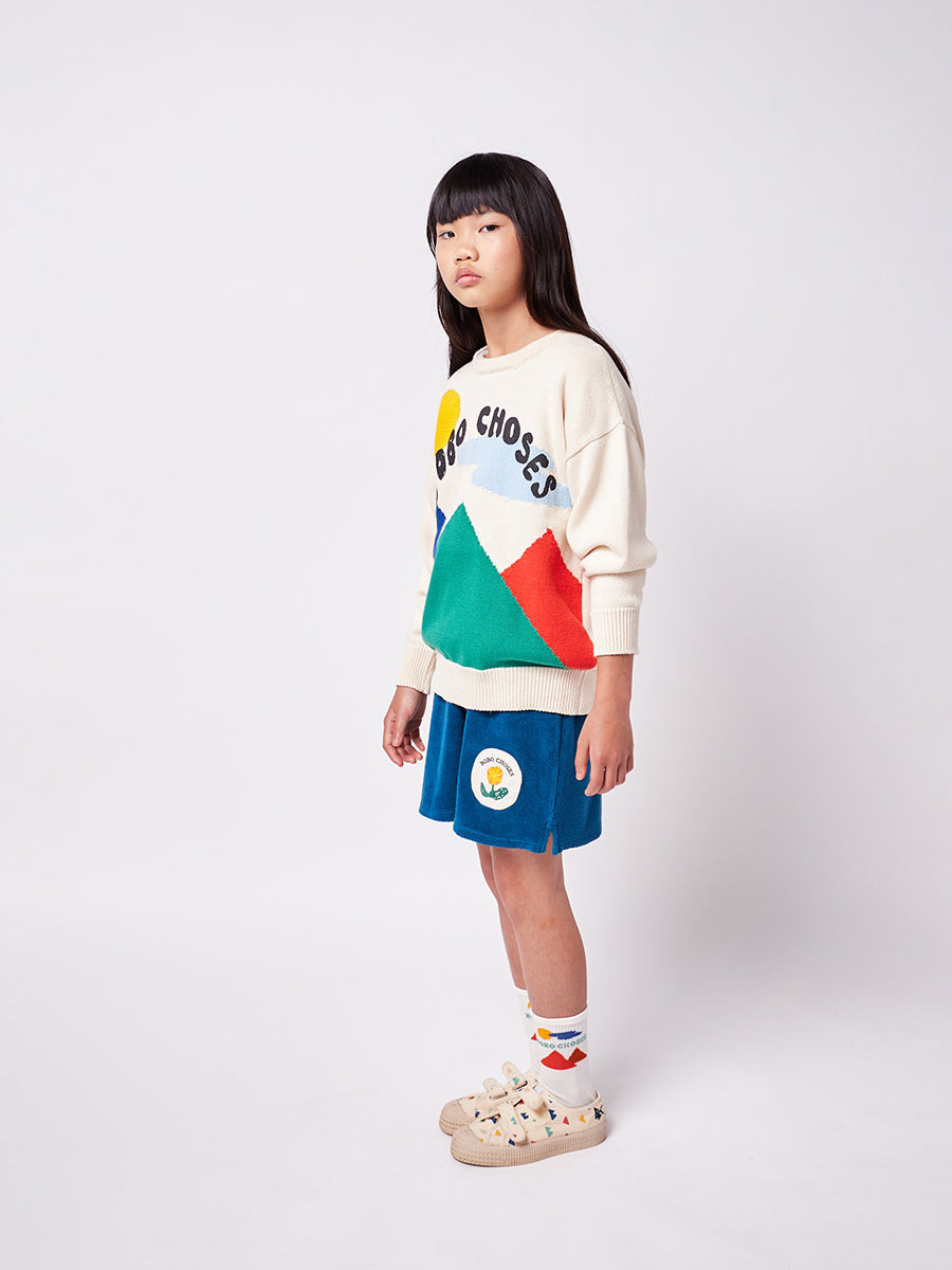 Wallflower Patch terry mini skirt