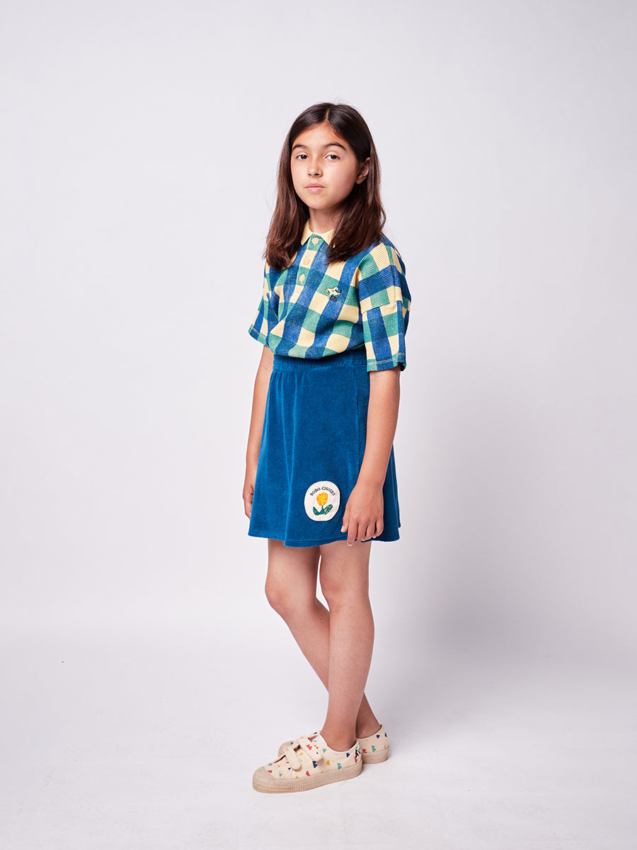 Wallflower Patch terry mini skirt