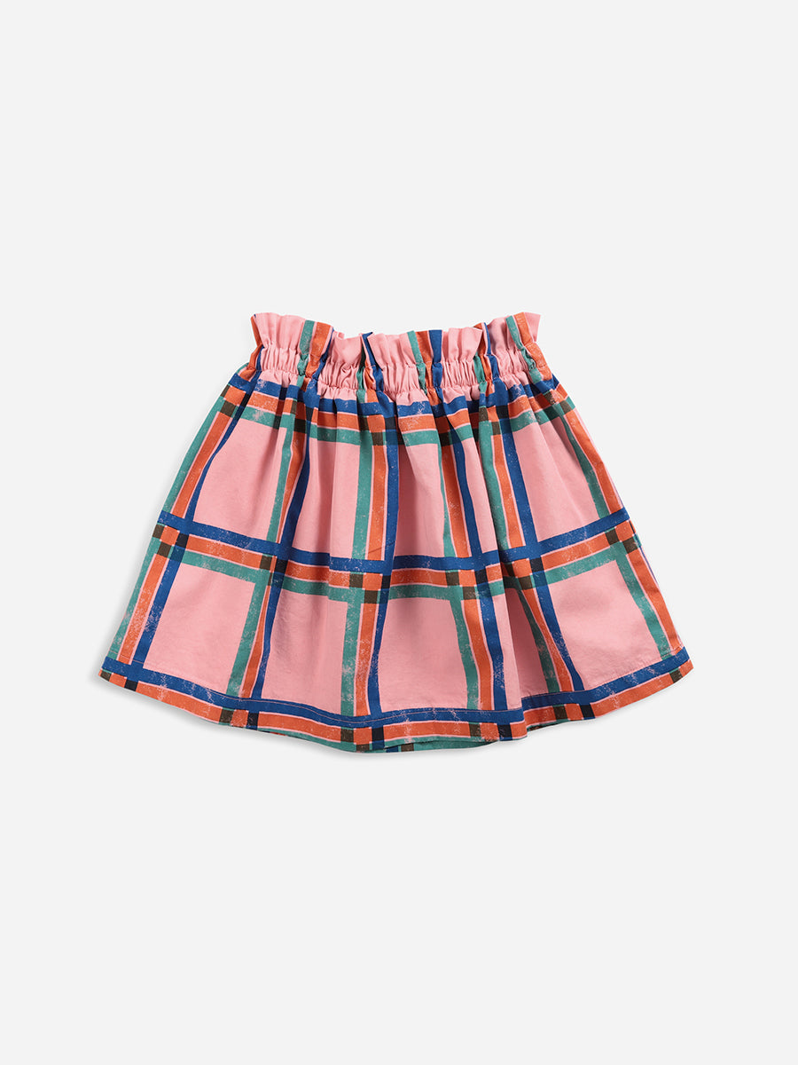 Square woven skirt