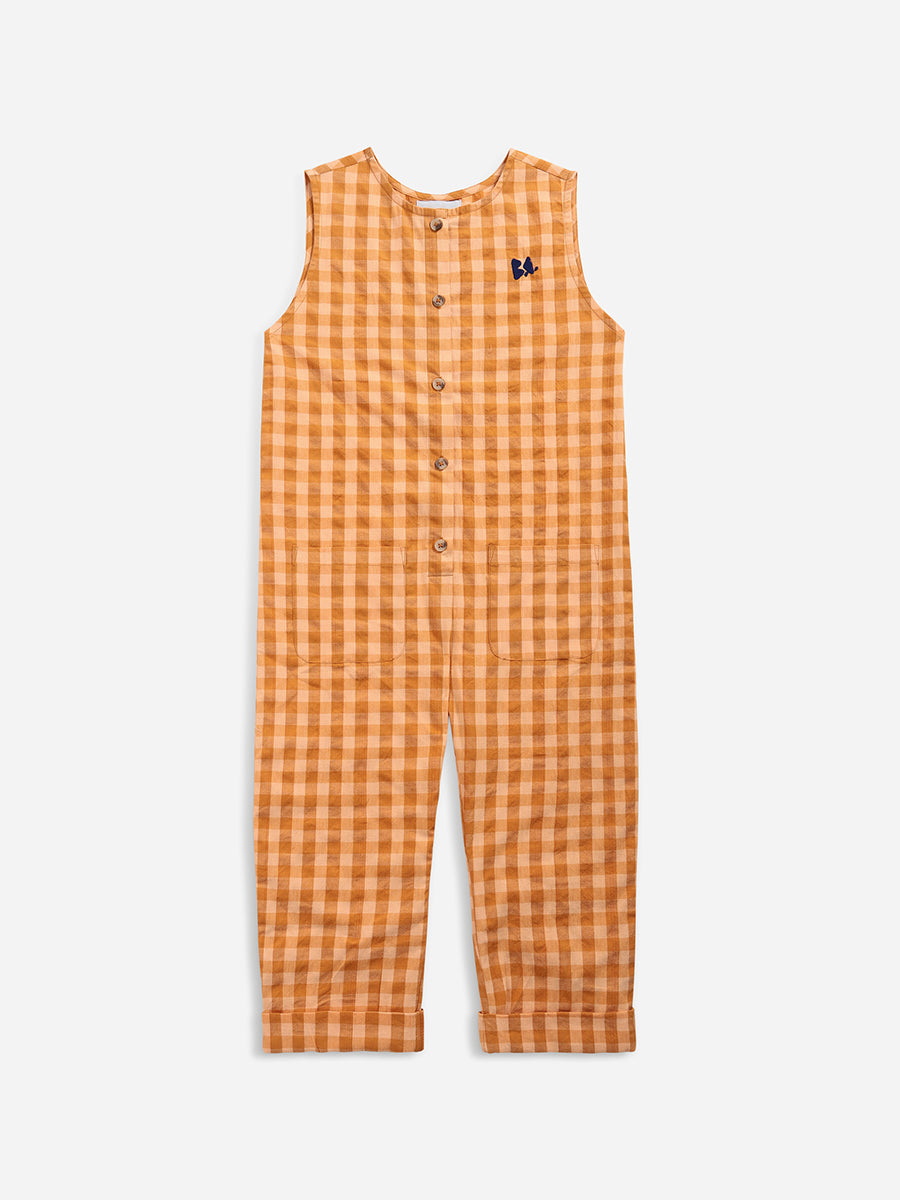 Vichy woven overall