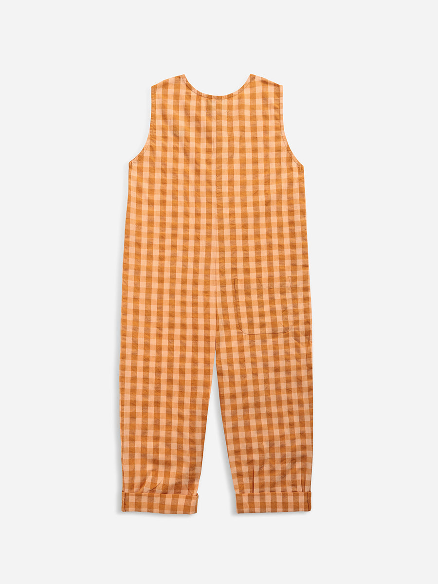 Vichy woven overall
