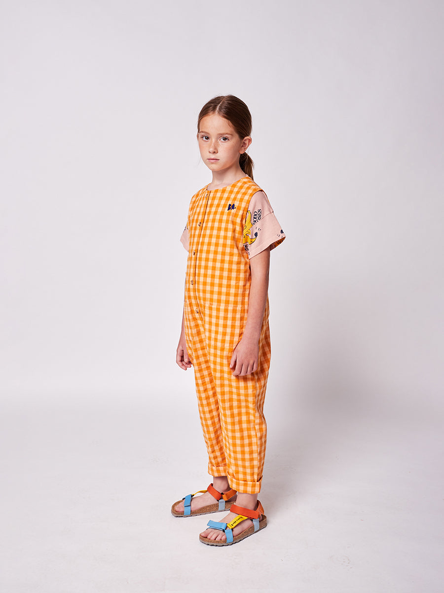 Vichy woven overall