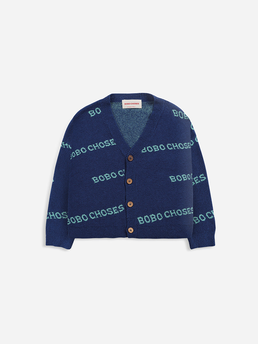 Bobo Choses jacquard cardigan