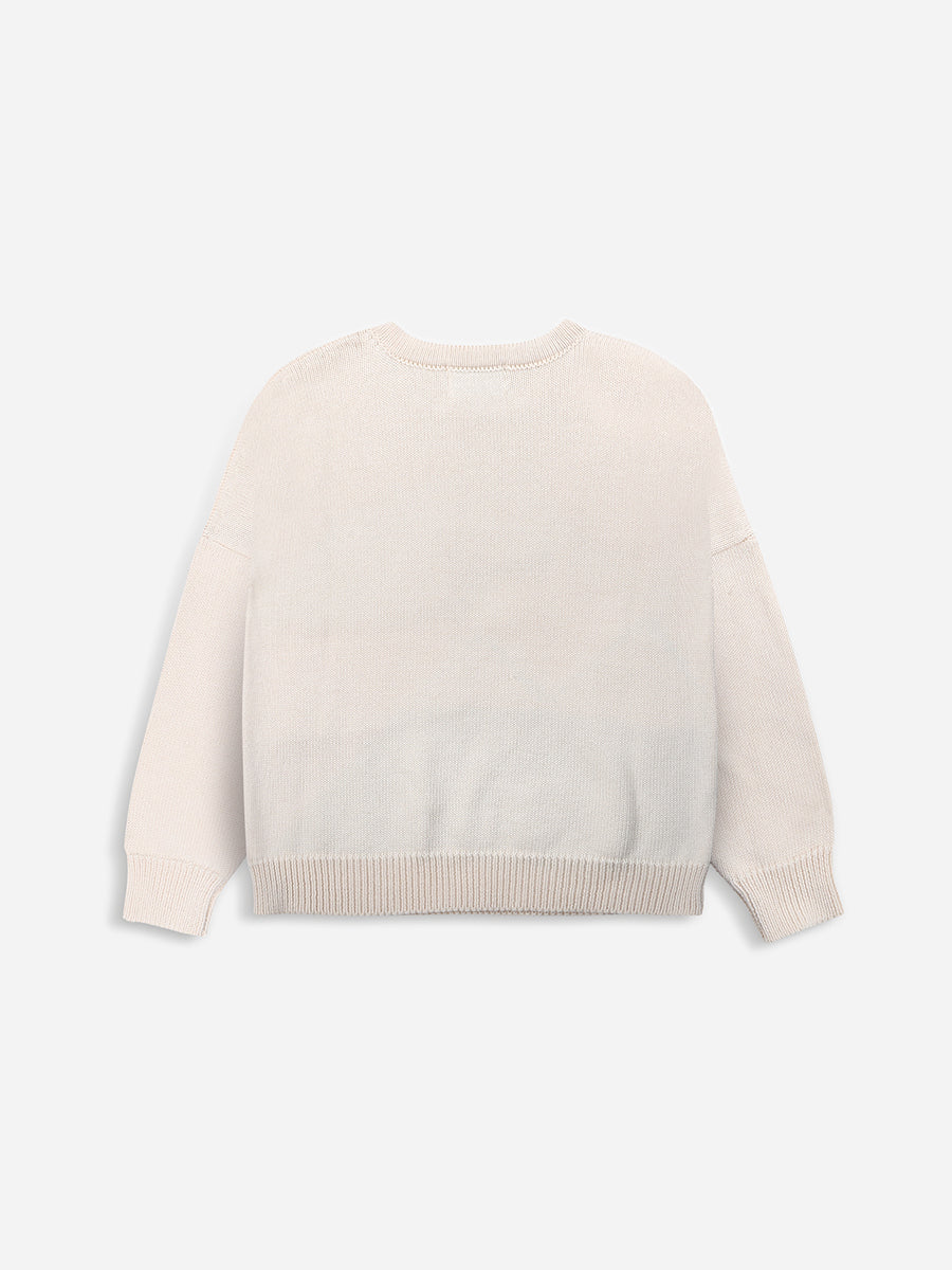 Landscape intarsia jumper