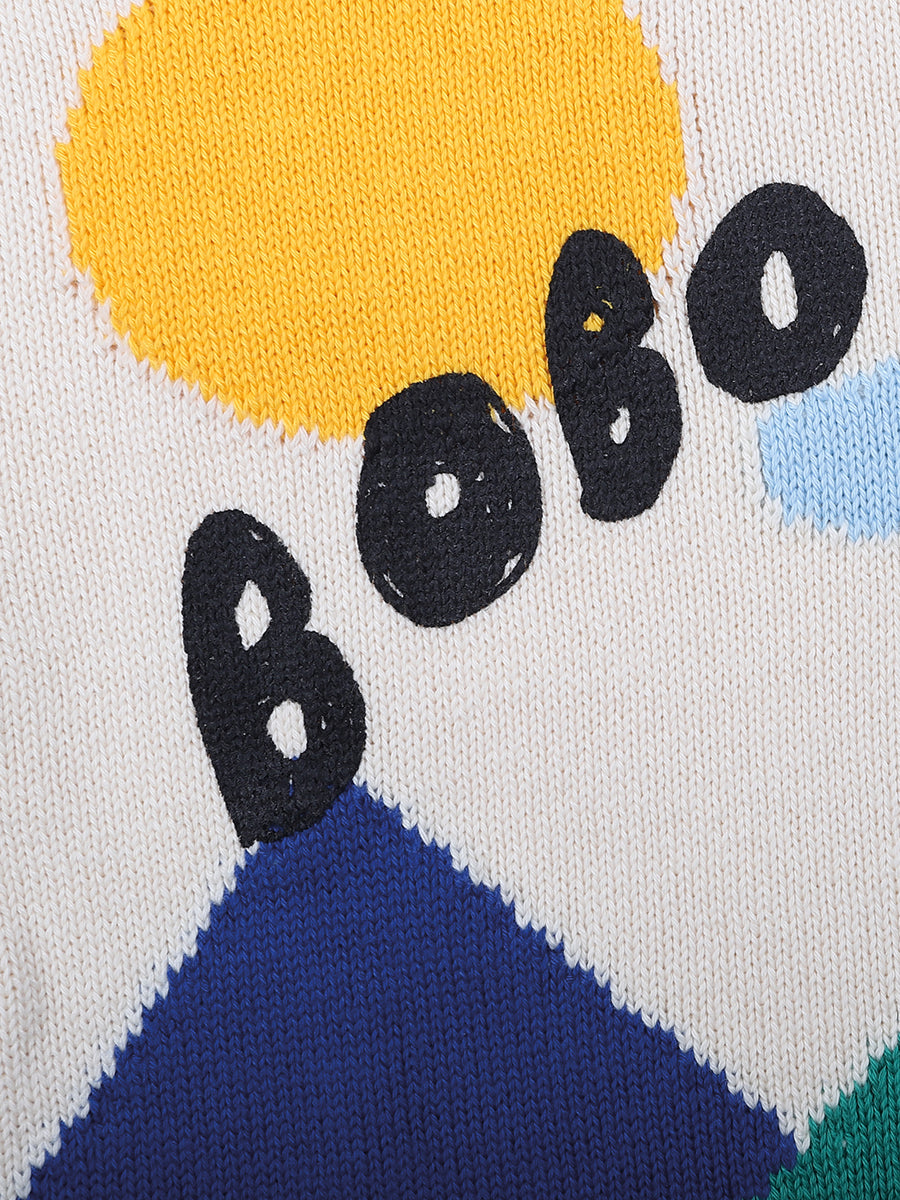Landscape intarsia jumper