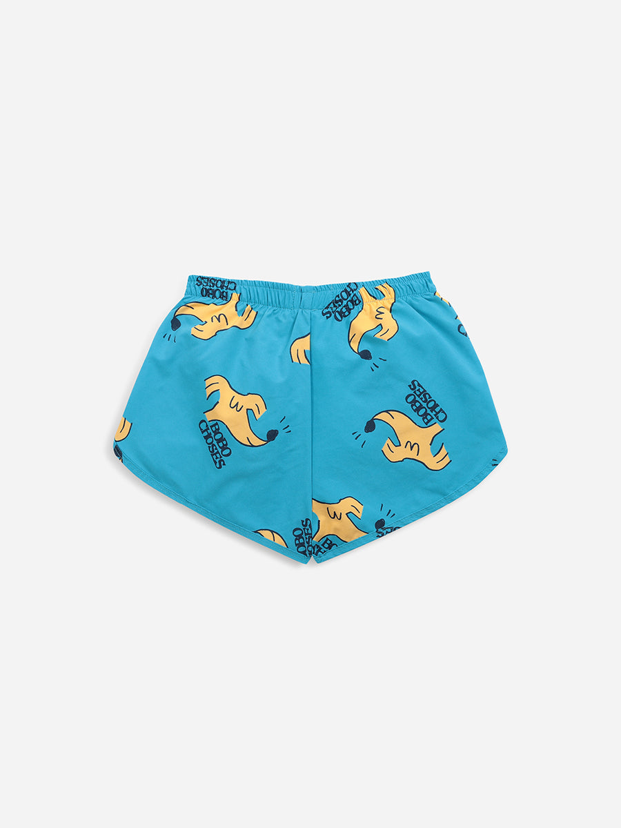 Sniff Dog all over swim shorts