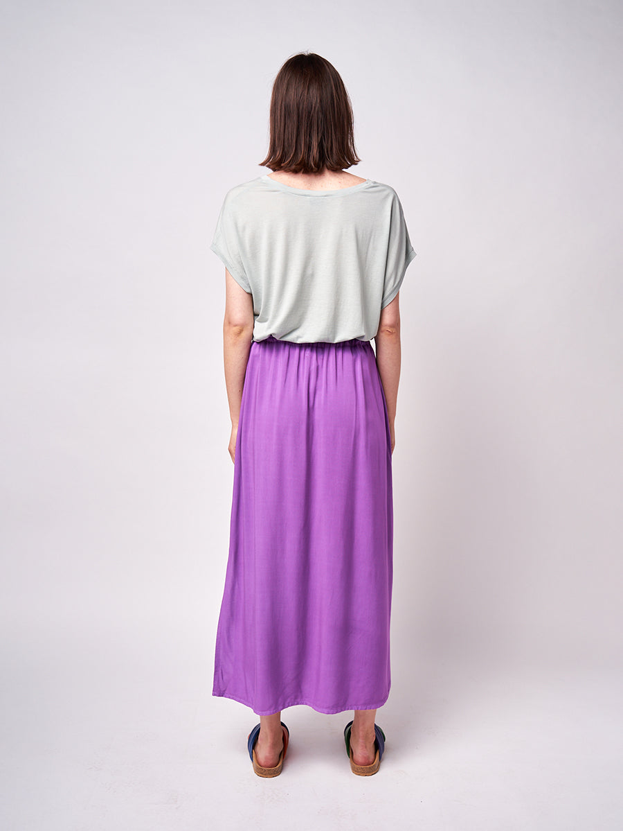 Flowers V-neck loose T-shirt
