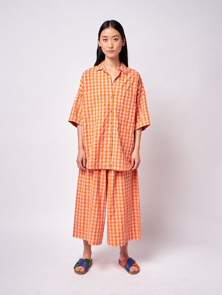 Vichy oversize shirt