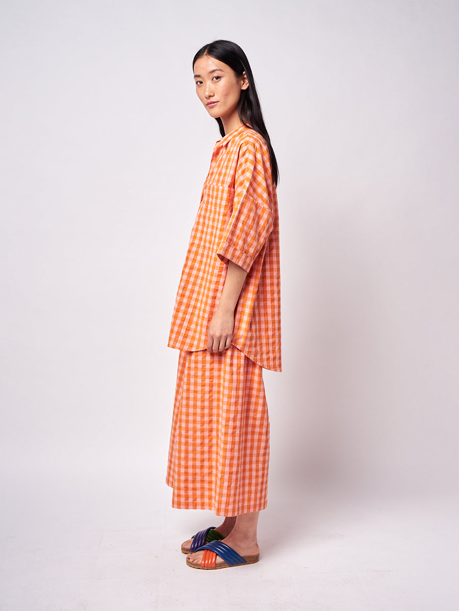 Vichy oversize shirt