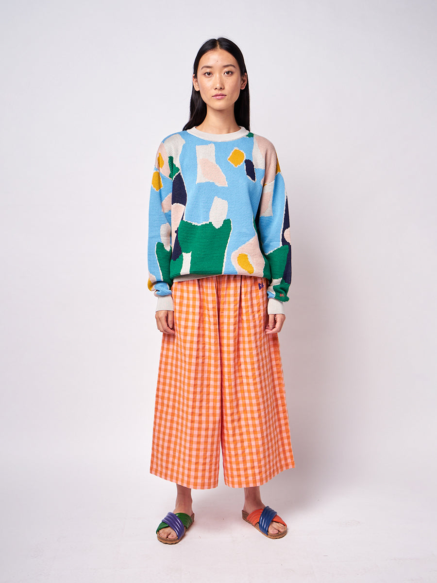 Floral all over jacquard jumper