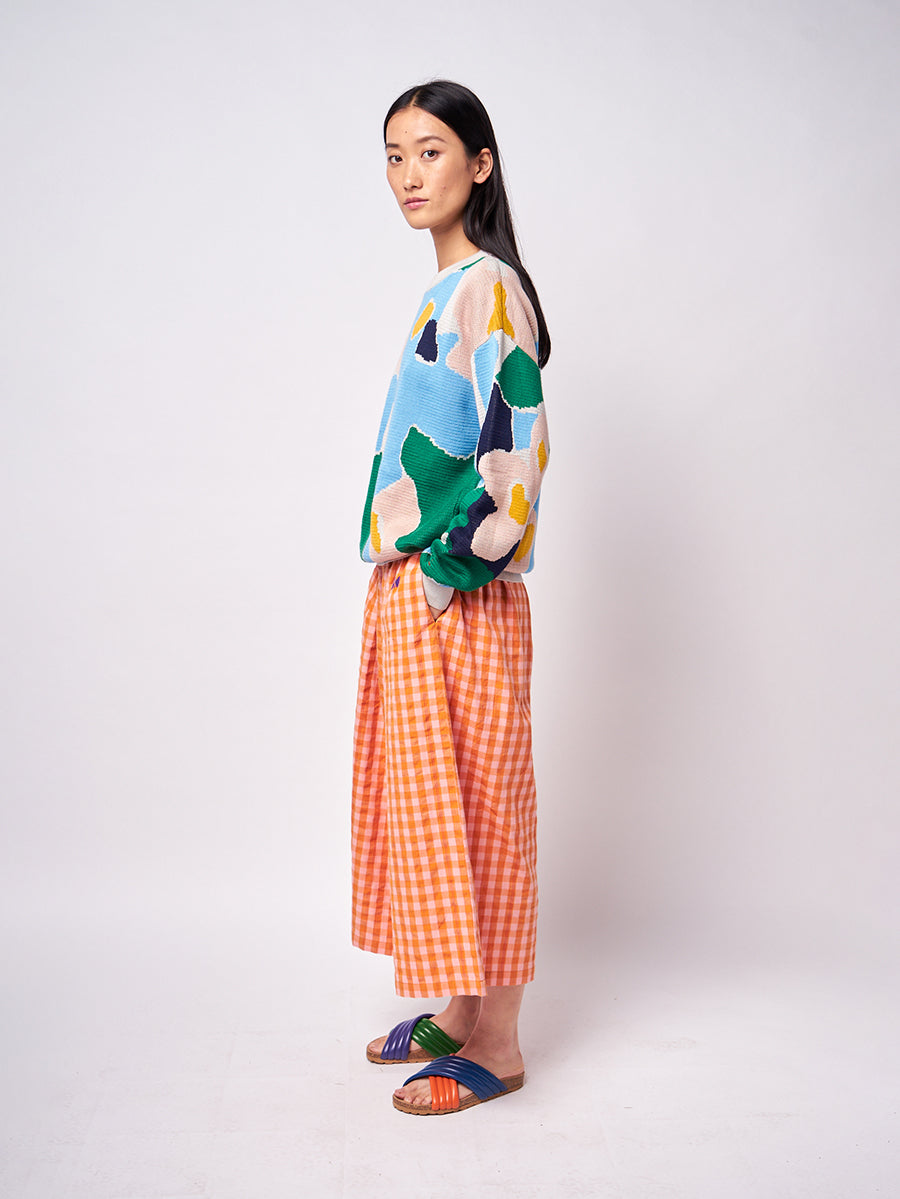 Floral all over jacquard jumper