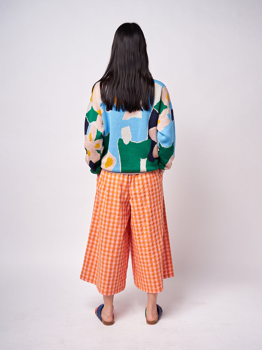 Floral all over jacquard jumper