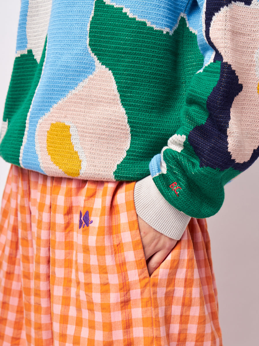 Floral all over jacquard jumper