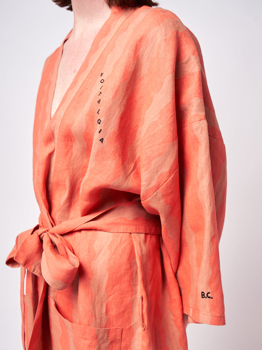 Stripe all over Kimono