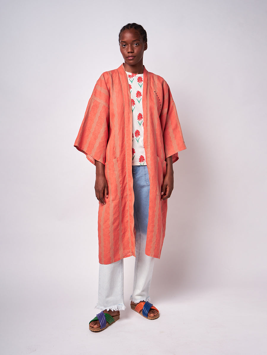 Stripe all over Kimono