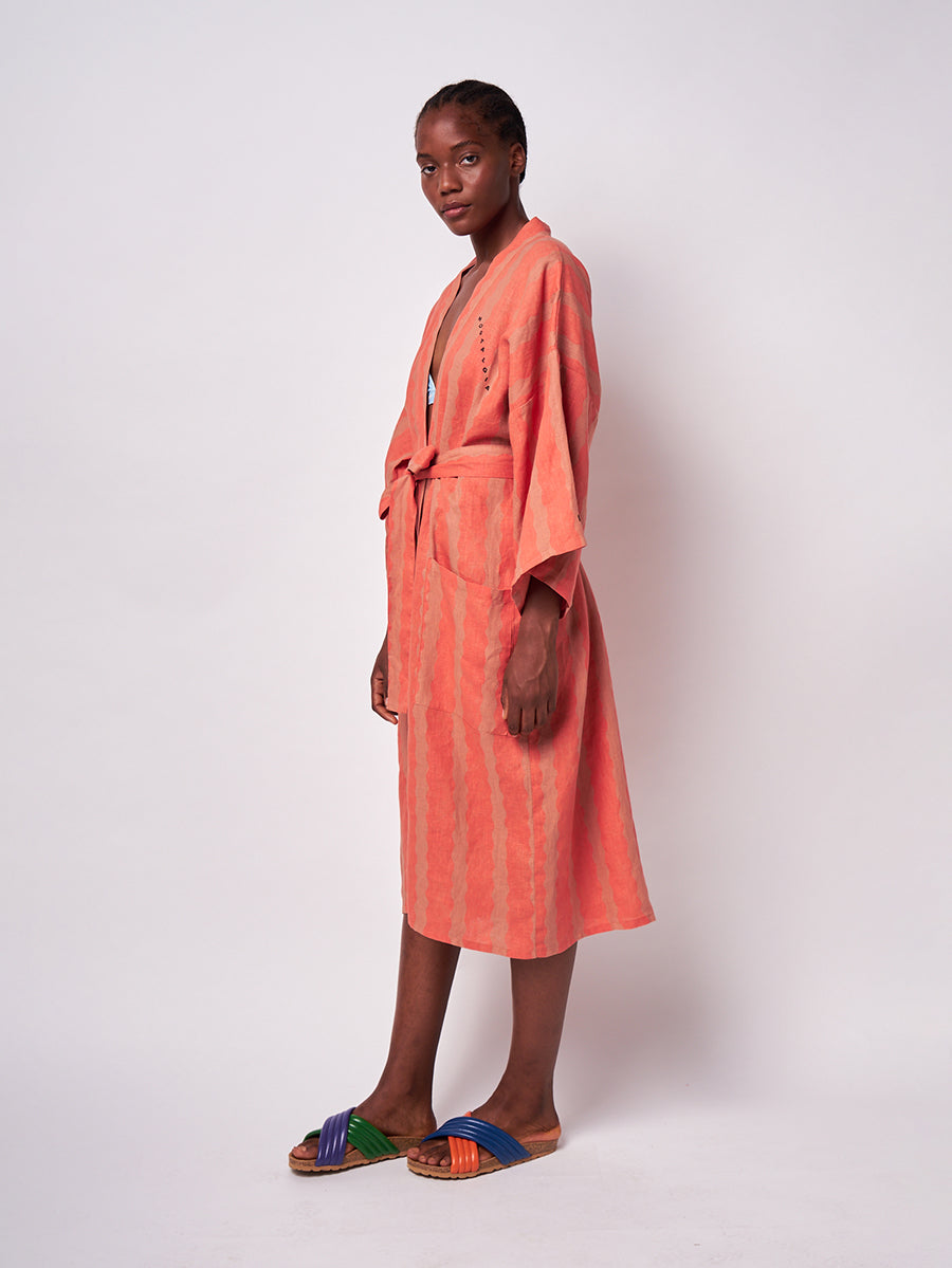 Stripe all over Kimono