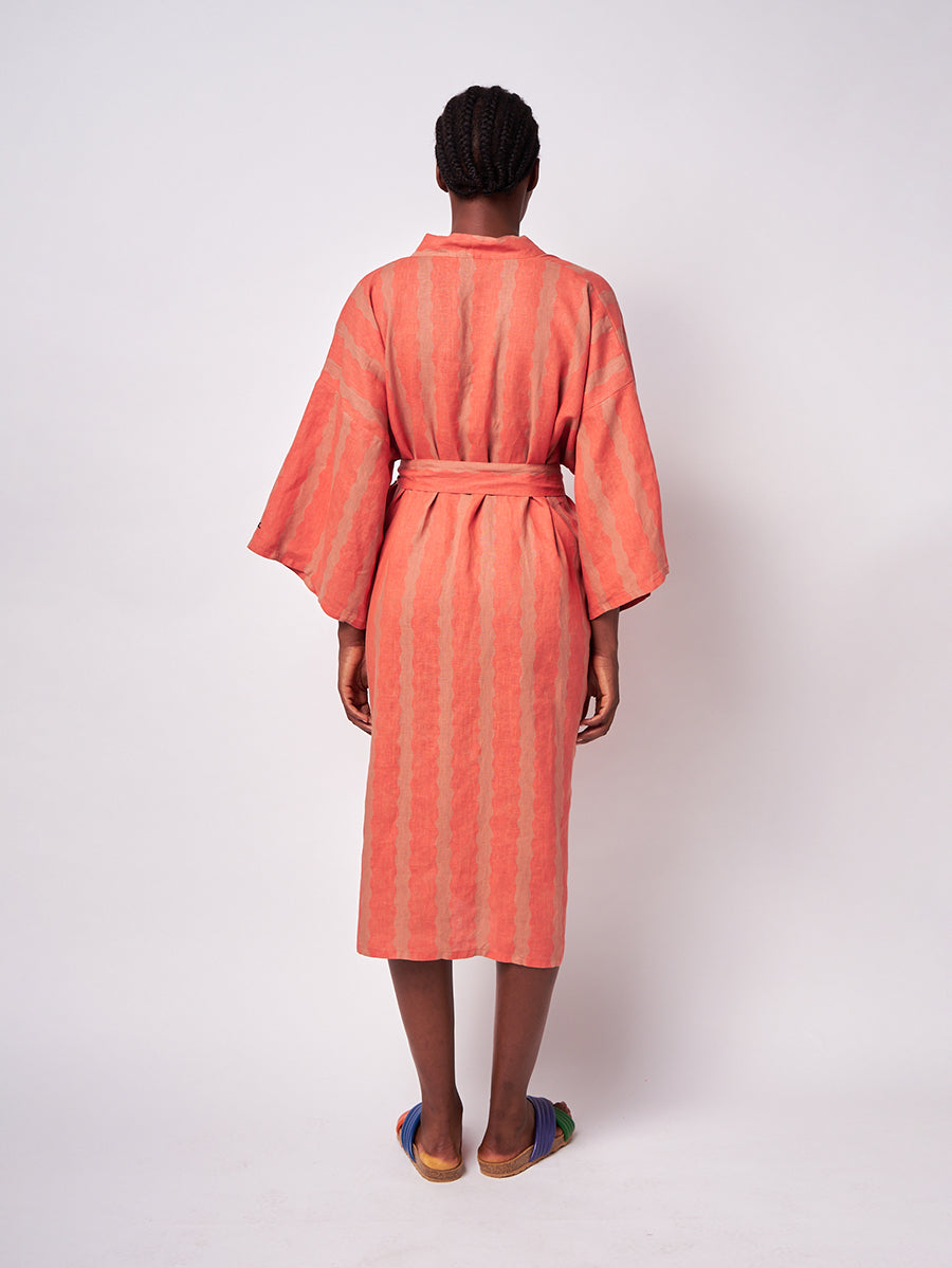 Stripe all over Kimono
