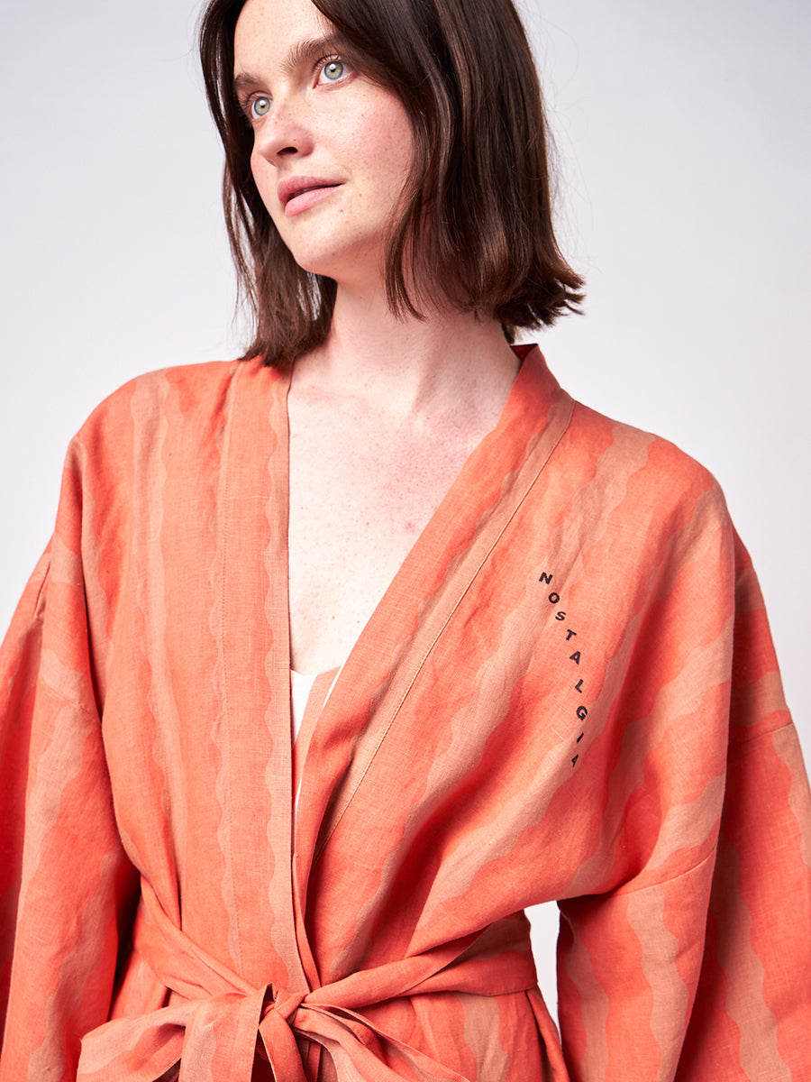 Stripe all over Kimono