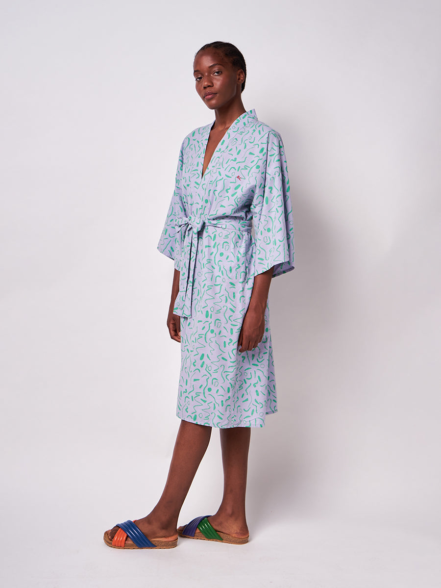 Serpentine all over Kimono