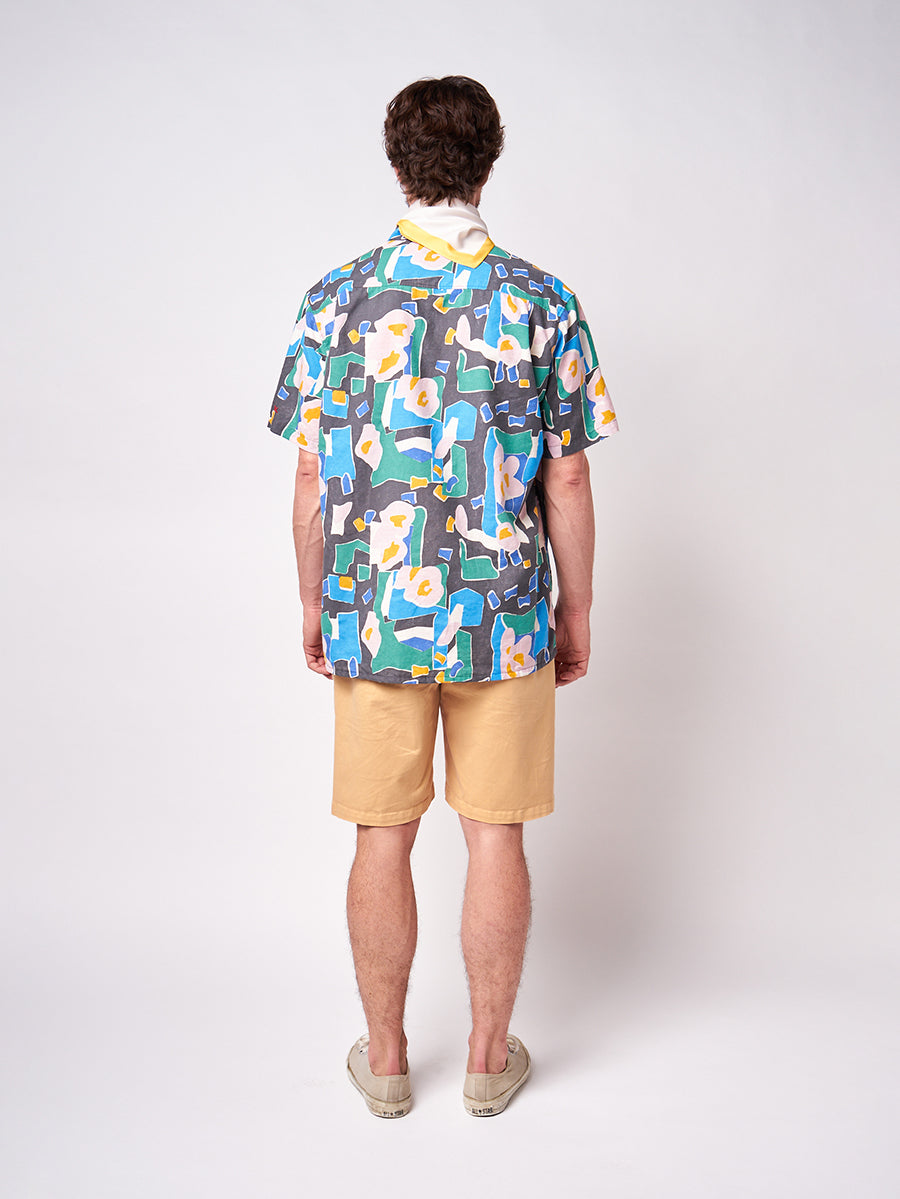 Floral print short sleeve shirt