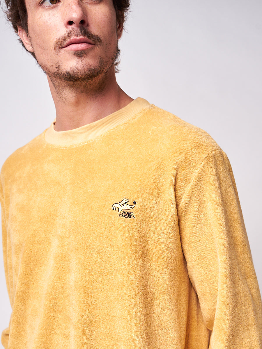 Sniffy terry sweatshirt