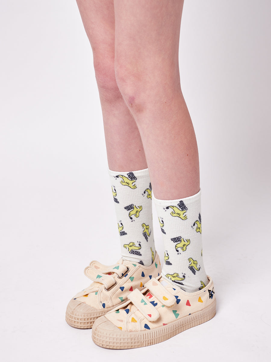 Sniffy Dog all over long socks